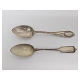 2 Antique Sterling Silver Spoons from Bancroft, Iowa