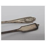 2 Antique Sterling Silver Spoons from Bancroft, Iowa