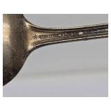 2 Antique Sterling Silver Spoons from Bancroft, Iowa