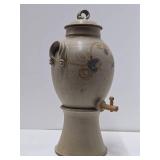 Larger Vintage Stoneware Pottery Wine Dispenser