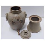 Larger Vintage Stoneware Pottery Wine Dispenser