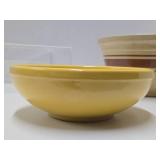 3 vintage Stoneware/Ceramic Mixing Bowls