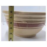 3 vintage Stoneware/Ceramic Mixing Bowls