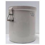 Vintage 6 Gallon Stoneware Crock - Base Chip