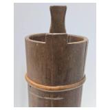 Very Nice Early Primitive Antique Butter Churn - Dated 1858