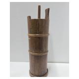 Very Nice Early Primitive Antique Butter Churn - Dated 1858