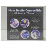 New in Box Volkswagen Beetle "Bug" CD Player Stereo & Radio