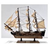 Vintage AMS VICTORY Wooden Ship Display