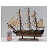 Vintage AMS VICTORY Wooden Ship Display