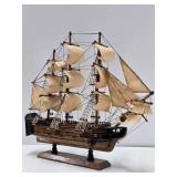 Vintage AMS VICTORY Wooden Ship Display