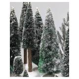 Large Group of Decorative Display Trees