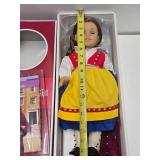 Excellent Condition AMERICAN GIRL Doll w/Box & Special Swedish Costume