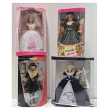 Lot of 4 Mint in Box Barbie Dolls #1