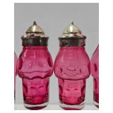 Nice Collection of Vintage & Antique Cranberry Glass