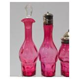 Nice Collection of Vintage & Antique Cranberry Glass