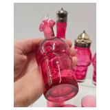 Nice Collection of Vintage & Antique Cranberry Glass