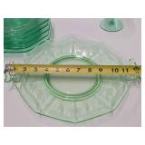 Estate Lot of Vintage Green Vaseline / Uranium Glass