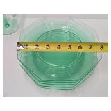 Estate Lot of Vintage Green Vaseline / Uranium Glass