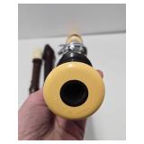 3 Oversized LARGE Vintage Recorder Musical Instruments