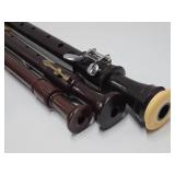 3 Oversized LARGE Vintage Recorder Musical Instruments