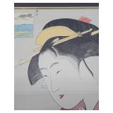 Pair of Vintage Framed Japanese Woodblock Prints