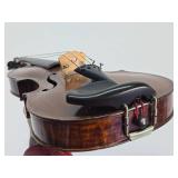 Very Nice Old Antique Stradivarius Copy Violin w/Case & 2 Bows
