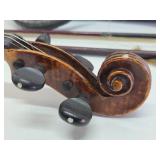 Very Nice Old Antique Stradivarius Copy Violin w/Case & 2 Bows