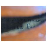 Very Nice Old Antique Stradivarius Copy Violin w/Case & 2 Bows