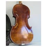 Very Nice Old Antique Stradivarius Copy Violin w/Case & 2 Bows
