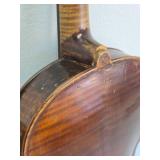 Very Nice Old Antique Stradivarius Copy Violin w/Case & 2 Bows
