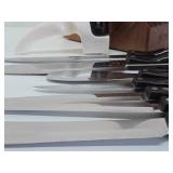 Quality Set of CUTCO Knives w/Cutco Knife Block