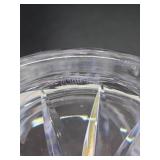 Excellent Signed Vintage WATERFORD Crystal Lidded Jar & Paperweight