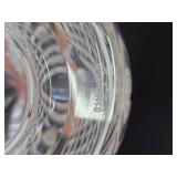 Excellent Signed Vintage WATERFORD Crystal Lidded Jar & Paperweight