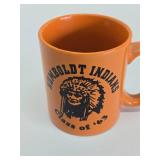 Vintage 1963 HUMBOLT Indians Ceramic Coffee Mug