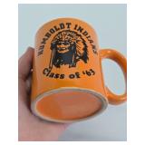 Vintage 1963 HUMBOLT Indians Ceramic Coffee Mug