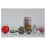 Collection of Glass etc Paperweights