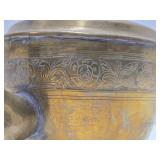 Lovely Early Antique Brass Coffee / Tea Pot