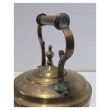 Lovely Early Antique Brass Coffee / Tea Pot