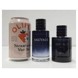 2 Full Bottles of DIOR "Sauvage" & "Sauvage" Elixir Cologne - Both are 3.4 FL OZ