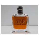 Bottle of "Stronger with YOU" Intensely - Emporio Armani - Mostly Full 3.4 FL OZ Bottle