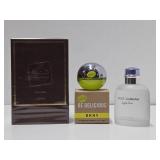 Group of 3 New Colognes - Khamrah "Qahwa", DKNY "Be Delicious", Dolce & Gabbana - "Light Blue"