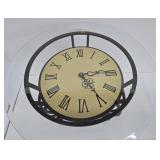 Working Glass Top Clock Table