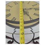 Working Glass Top Clock Table