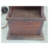 Antique WESTERN ELECTRIC Oak Wall Telephone #1
