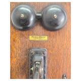 Antique WESTERN ELECTRIC Oak Wall Telephone #2