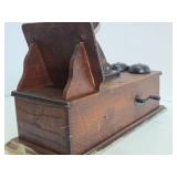 Antique WESTERN ELECTRIC Oak Wall Telephone #2