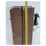 Antique WESTERN ELECTRIC Oak Wall Telephone #2