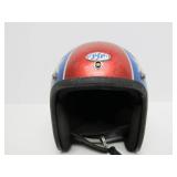Very Cool Vintage Stars & Stripes Racing Helmet - Size L