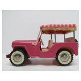 Vintage Metal TONKA Pink Jeep