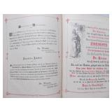 Estate Lot of Large Ornate Antique Leather-bound Books Bibles etc